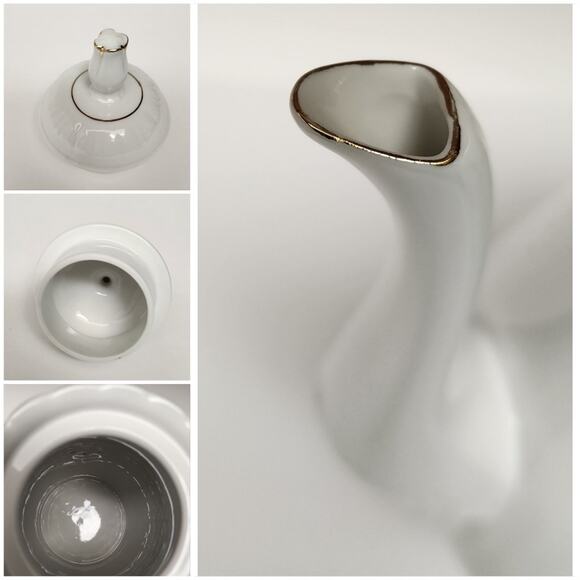 Vintage 1950s China Teacup/Saucers & Creamer Set - Picture 7 of 12